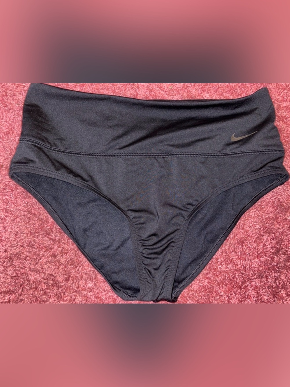 Nike Black High-Waist Bikini Bottom
